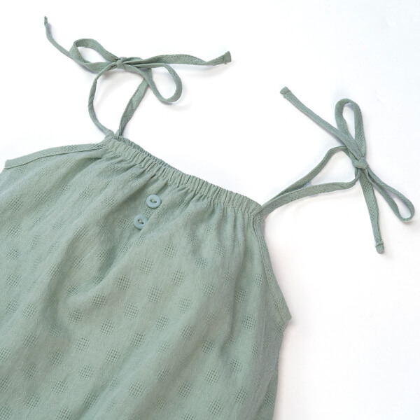 Bodysuit bé gái tam giác Animo TX522017 (0-12M,Xanh)