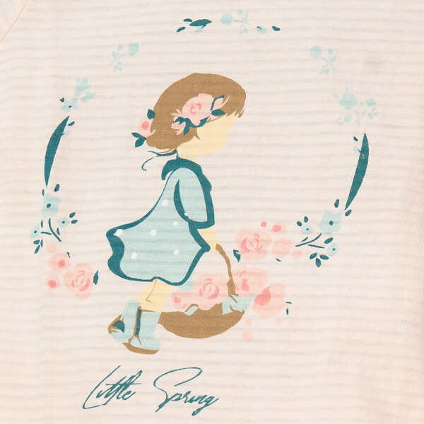 Set 2 bodysuit đùi Ht búp bê Animo M522004-19 (0-12M,kem)