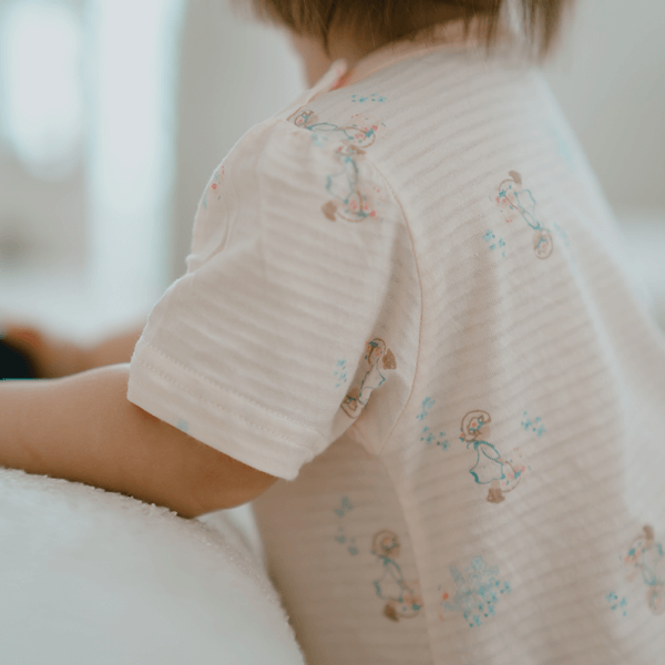 Set 2 bodysuit đùi Ht búp bê Animo M522004-19 (0-12M,kem)