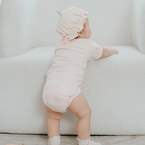 Set 2 bodysuit tam giác Ht hoa Animo M522002-17 (3-6M,hồng)