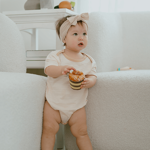 Set 2 bodysuit tam giác Ht thú cưng Animo M522001-16 (3-6M,Nâu nhạt)