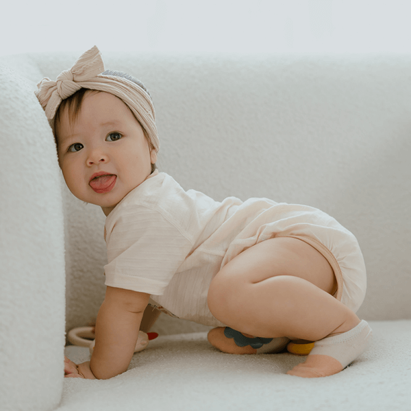 Set 2 bodysuit tam giác Ht thú cưng Animo M522001-16 (3-6M,Nâu nhạt)