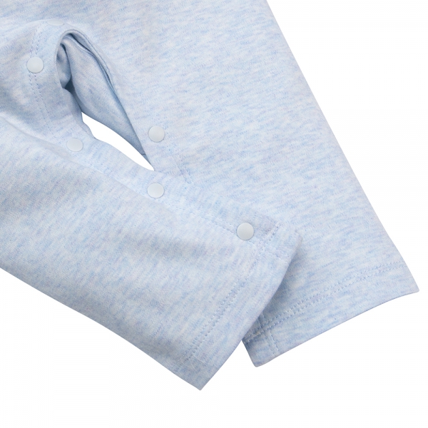 Bodysuit đông vải mỏng Bé sư tử Animo VĐ822058 (0-12M,Xanh)