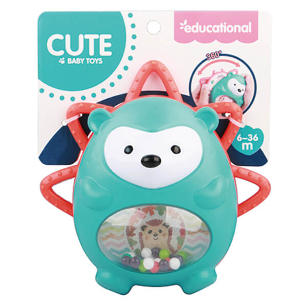 Xúc xắc nhím dễ thương JS053048 (Xanh, hồng - Giao màu ngẫu nhiên)