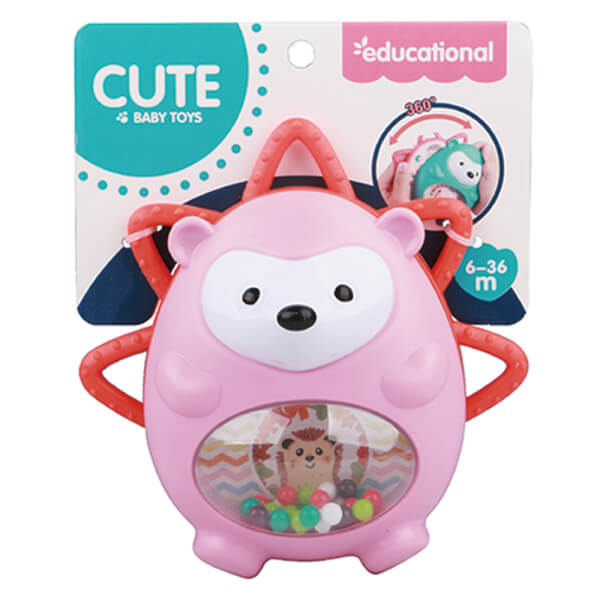 Xúc xắc nhím dễ thương JS053048 (Xanh, hồng - Giao màu ngẫu nhiên)