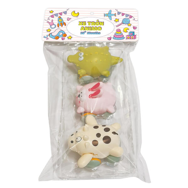 Túi 3 xe trớn động vật ngộ nghĩnh Animo JS054504G