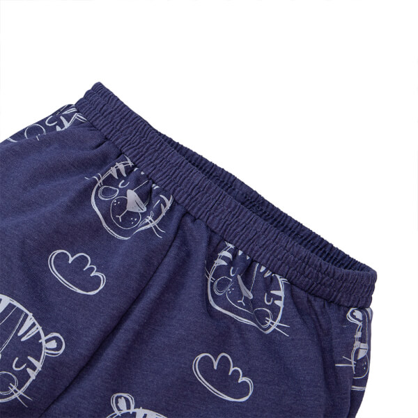 Bộ bé trai dài, BST Bé dần Animo HN722040 (6M-3Y,Sọc xanh)