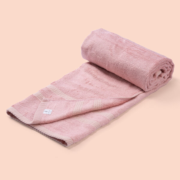 Khăn tắm sợi tre Animo BM9J (70x130cm,Hồng)