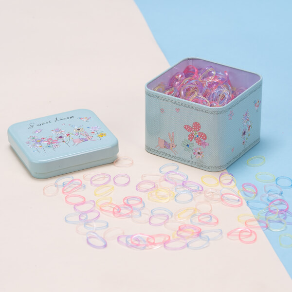 Hộp vuông thun nhỏ cột tóc cho bé Animo A2207_MN017 (Nhiều màu)