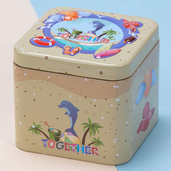 Hộp vuông thun nhỏ cột tóc cho bé Animo A2204_MN026 (Nhiều màu)