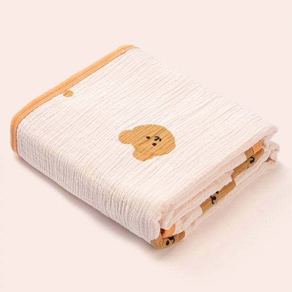 Chăn xô nhăn 2 lớp cao cấp cho bé Animo B2207_NK008 (75x100 cm, Nhiều màu)