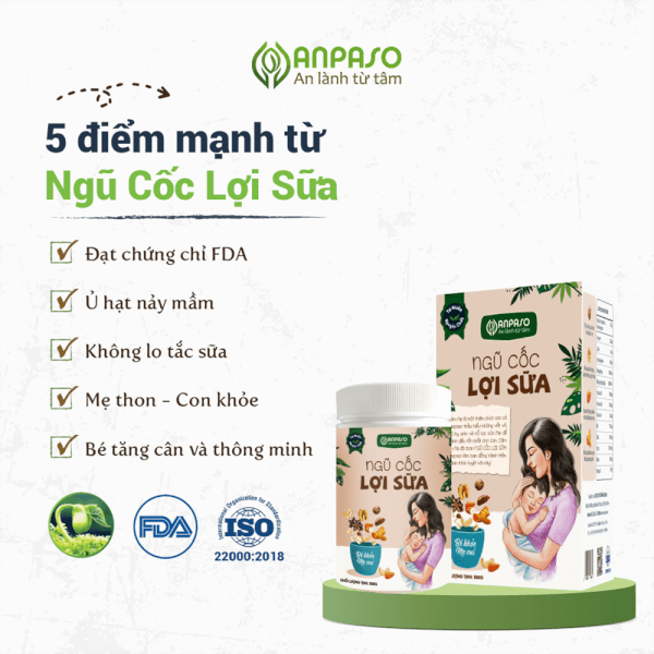 Ngũ cốc hạt An mầm lành Anpaso 500gr