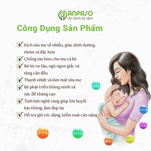 Ngũ cốc hạt An mầm lành Anpaso 500gr