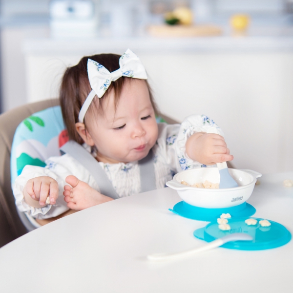 Vỉ 2 muỗng đầu mềm cho bé Animo (xanh, RK3704)