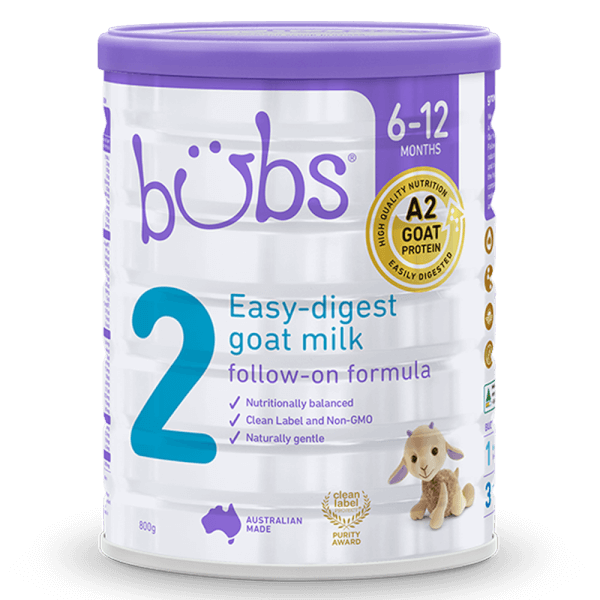 Sữa dê Bubs Goat số 2 800g (6-12 tháng)
