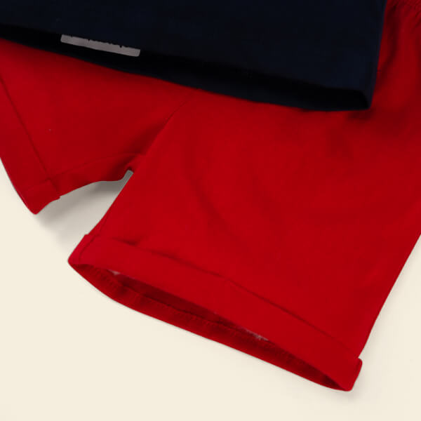 Bộ bé trai ngắn Bst Biển sâu dậy sóng Animo HN1022083 (6M-6Y, Xanh navy)