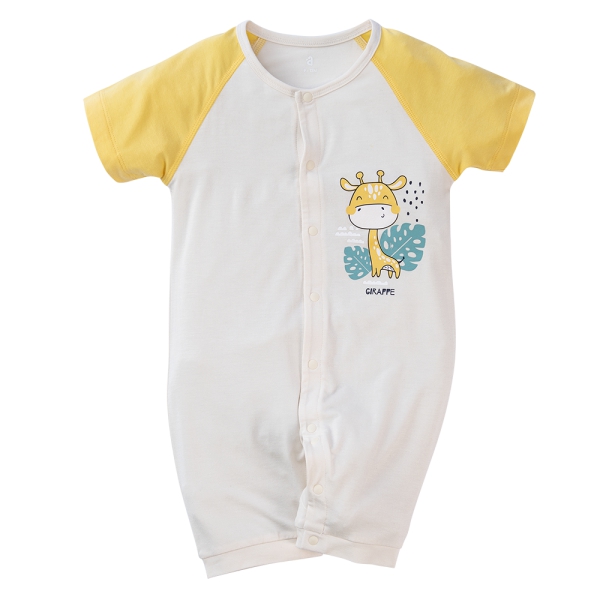 Bodysuit tính năng đùi, vải modal BST Thiên Nga Animo BMC822083 (0-12M,Vàng)