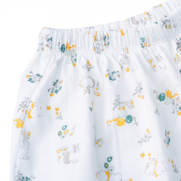 Bộ bé gái ngắn, BST Thỏ và hoa Animo HN1222002 (6M-6Y,Trắng)