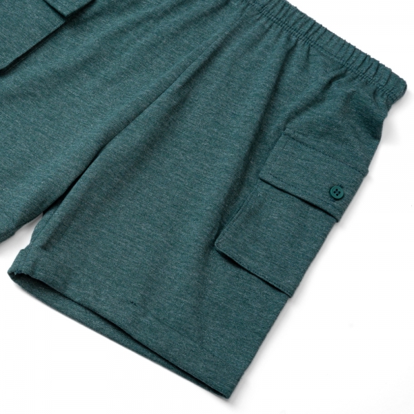 Bộ bé trai ngắn Bst Cá sấu lùn Animo VĐ1122082 (6M-6Y,Xanh)