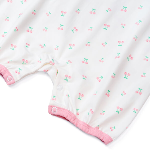 Bodysuit bé gái đùi, Bst Bé Anh Đào Animo KK922050 (0-12M,Trắng họa tiết_hồng)