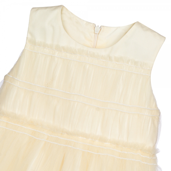 Đầm voan bé gái Animo TX1122057 (6M-6Y,Trắng)