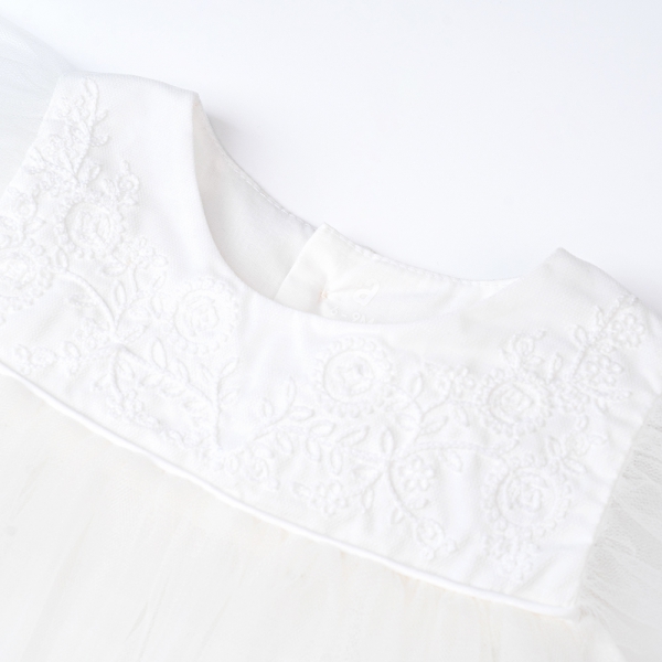 Đầm voan bé gái Animo TX1122002 (6-24M,Trắng)