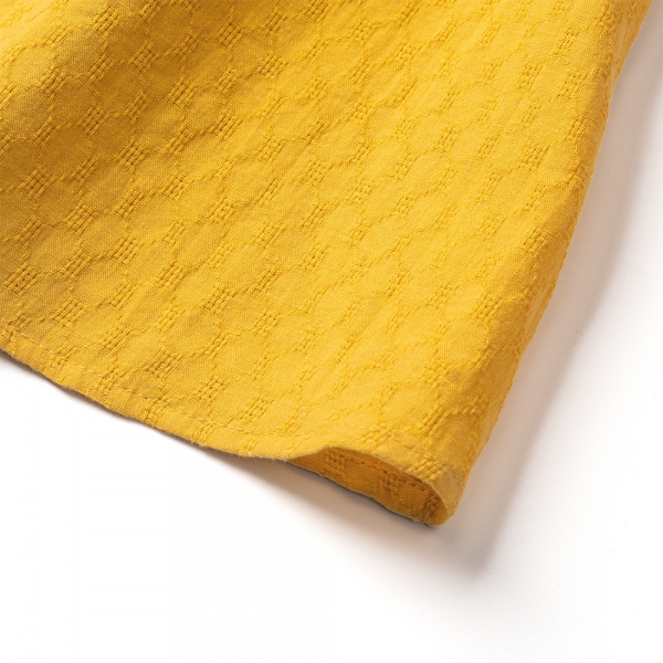 Đầm vải bé gái thêu hoa Animo TX1122076 (6M-6Y,Vàng)