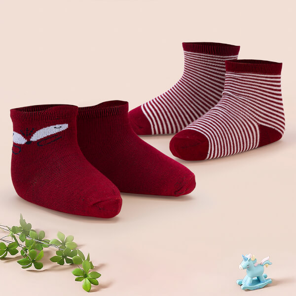 Set 2 đôi vớ bé trai sợi tre Animo I0921017 (18M-3Y, Nhiều màu, Giao màu ngẫu nhiên)