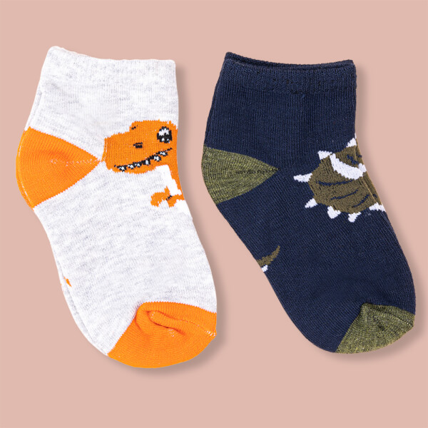 Set 2 đôi vớ bé trai sợi tre Animo I0921017 (18M-3Y, Nhiều màu, Giao màu ngẫu nhiên)