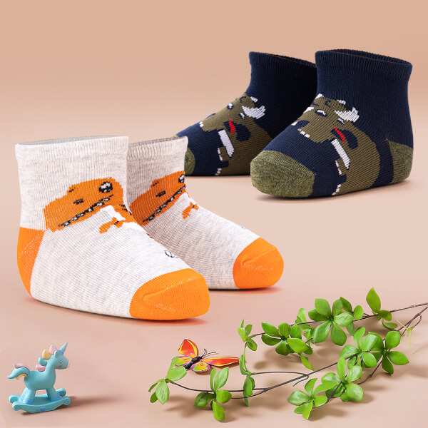 Set 2 đôi vớ bé trai sợi tre Animo I0921017 (18M-3Y, Nhiều màu, Giao màu ngẫu nhiên)