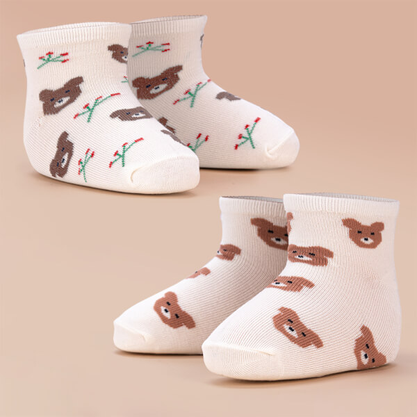 Set 2 đôi vớ bé trai sợi tre Animo I0921017 (18M-3Y, Nhiều màu, Giao màu ngẫu nhiên)