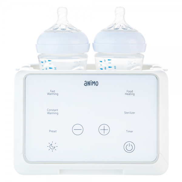 Máy hâm và tiệt trùng bình sữa đôi Animo (N11)