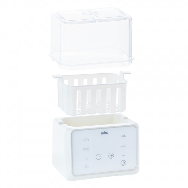 Máy hâm và tiệt trùng bình sữa đôi Animo (N11)