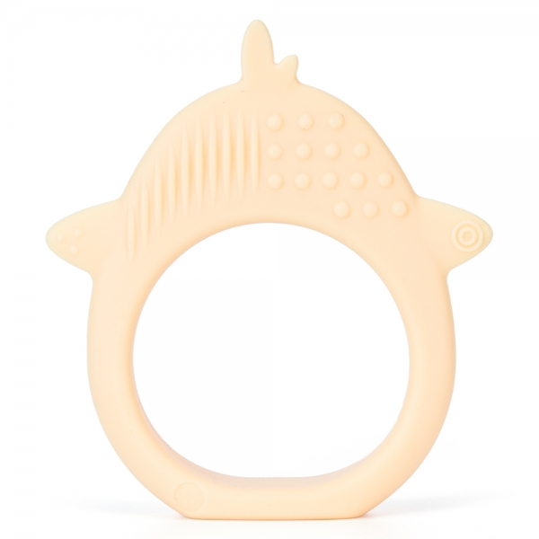 Gặm nướu silicone hình thú Animo (Hình gà con) (Vàng)