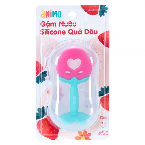 Gặm nướu silicone Quả Dâu Animo