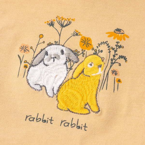 Bộ bé gái dài, BST Thỏ và hoa Animo HN1222005 (6M-6Y,Be)