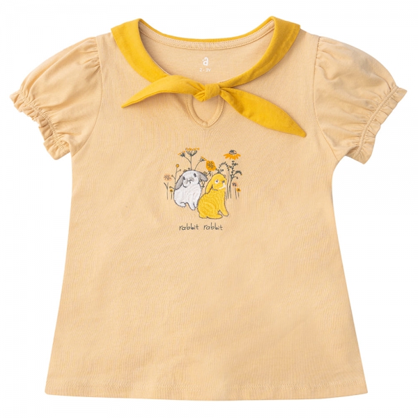 Bộ bé gái dài, BST Thỏ và hoa Animo HN1222005 (6M-6Y,Be)