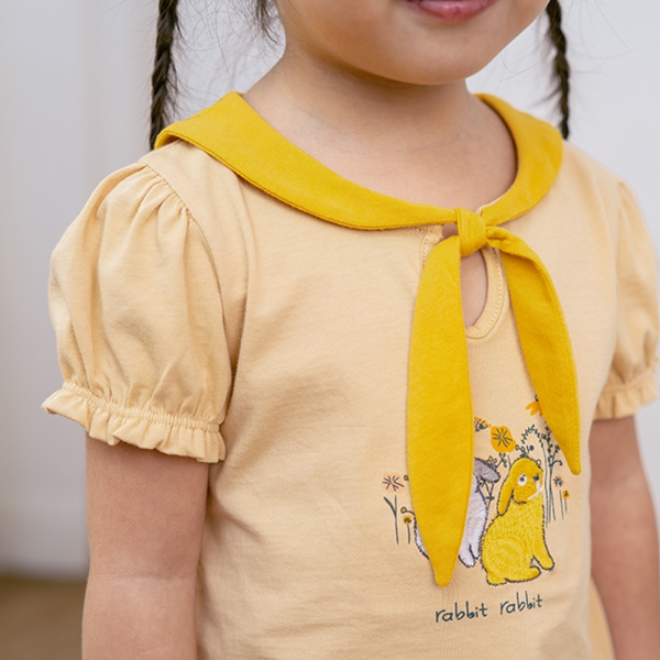 Bộ bé gái dài, BST Thỏ và hoa Animo HN1222005 (6M-6Y,Be)