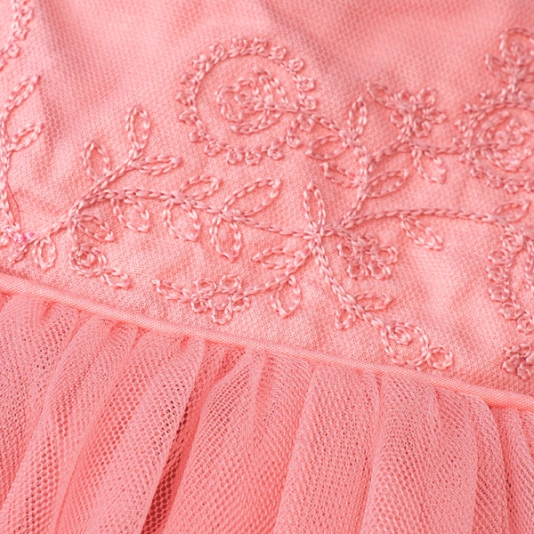 Đầm voan bé gái Animo TX422057 (6M-6Y,Hồng)