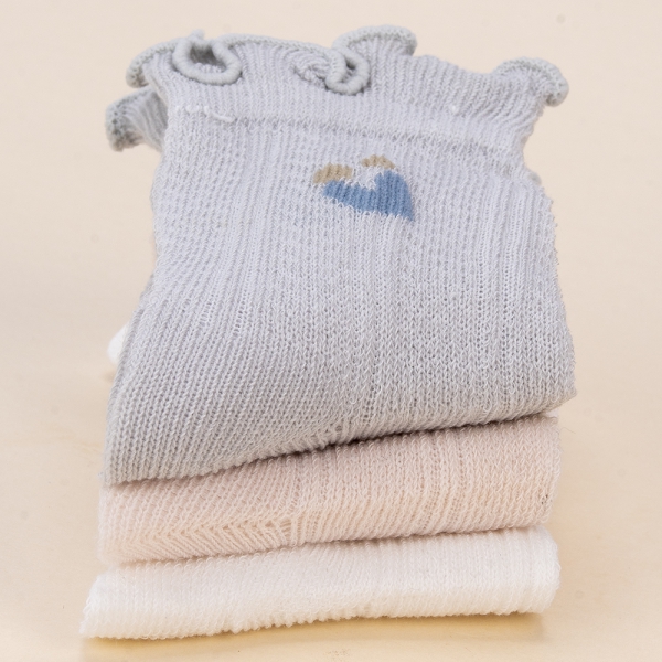 Set 3 đôi vớ Animo M522007-50 (0-12M,nhiều màu)