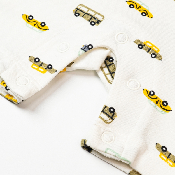 Bodysuit bé trai đùi Bst Xe buýt nhiều màu Animo KK822030_526 (0-12M,Xanh dương)