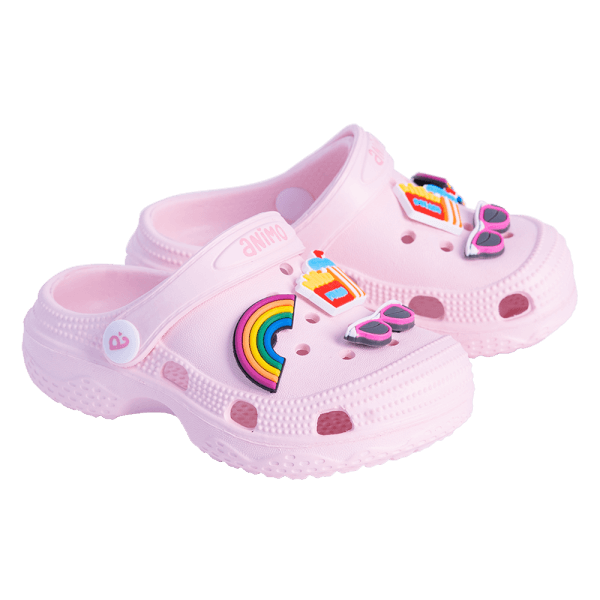 Dép sục bé gái Animo A2212_JK004 (17-19-21-23-25,Hồng)