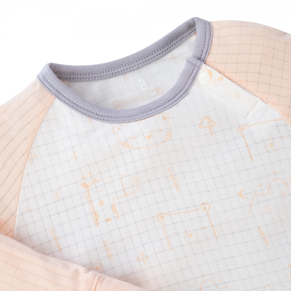 Bộ sơ sinh tính năng dài Chống muỗi Animo VĐ722021 (12-24M,Cam)