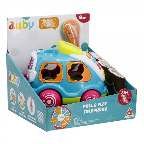 Đồ chơi xe điện thoại thả khối cao cấp EU461578