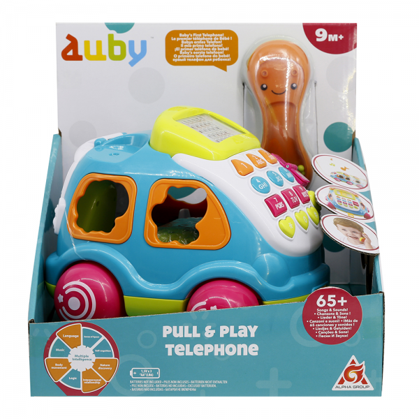 Đồ chơi xe điện thoại thả khối cao cấp EU461578