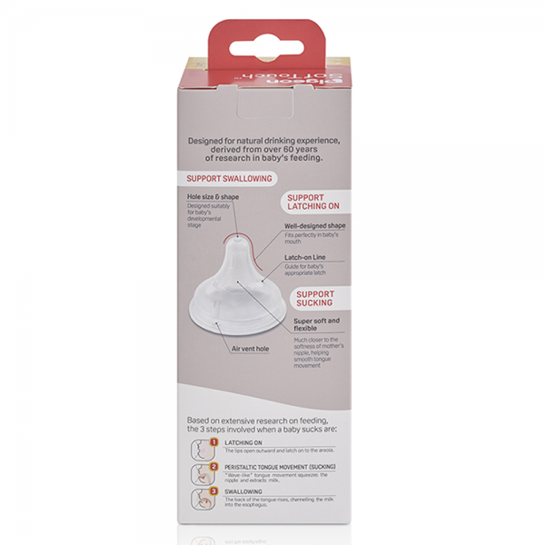 Bình sữa Pigeon Softouch PPSU Plus WN3 240 ml (M)