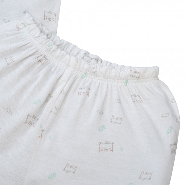 Bộ tính năng ngắn vải modal Animo VĐ522023 (0-24M,Xám)