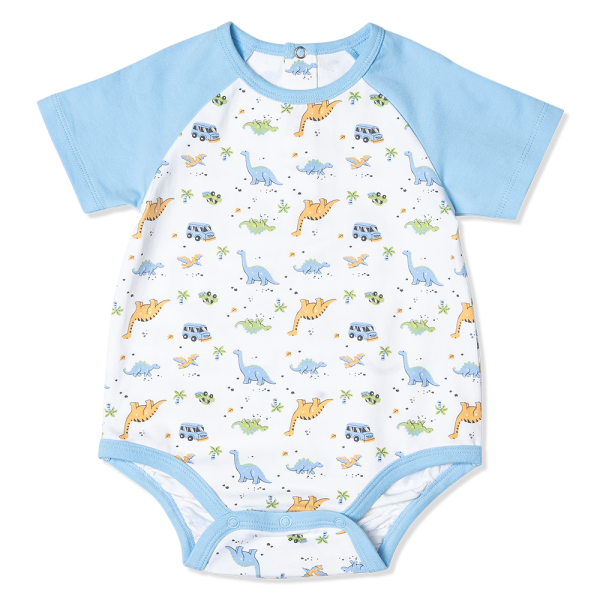 Bodysuit bé trai tam giác Animo KK922055 (0-12M,Xanh)