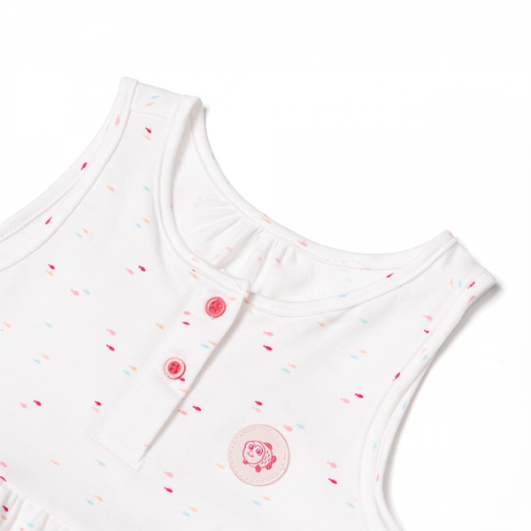 Bộ bé gái lửng Cá sao biển Animo CL822046 (6M-6Y,Trắng)