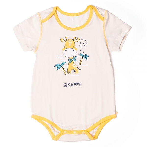 Bodysuit tính năng tam giác, vải modal BST Thiên Nga Animo BMC822080 (0-12M,Vàng)